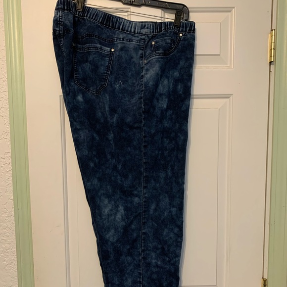 catherines knit jeans pull on